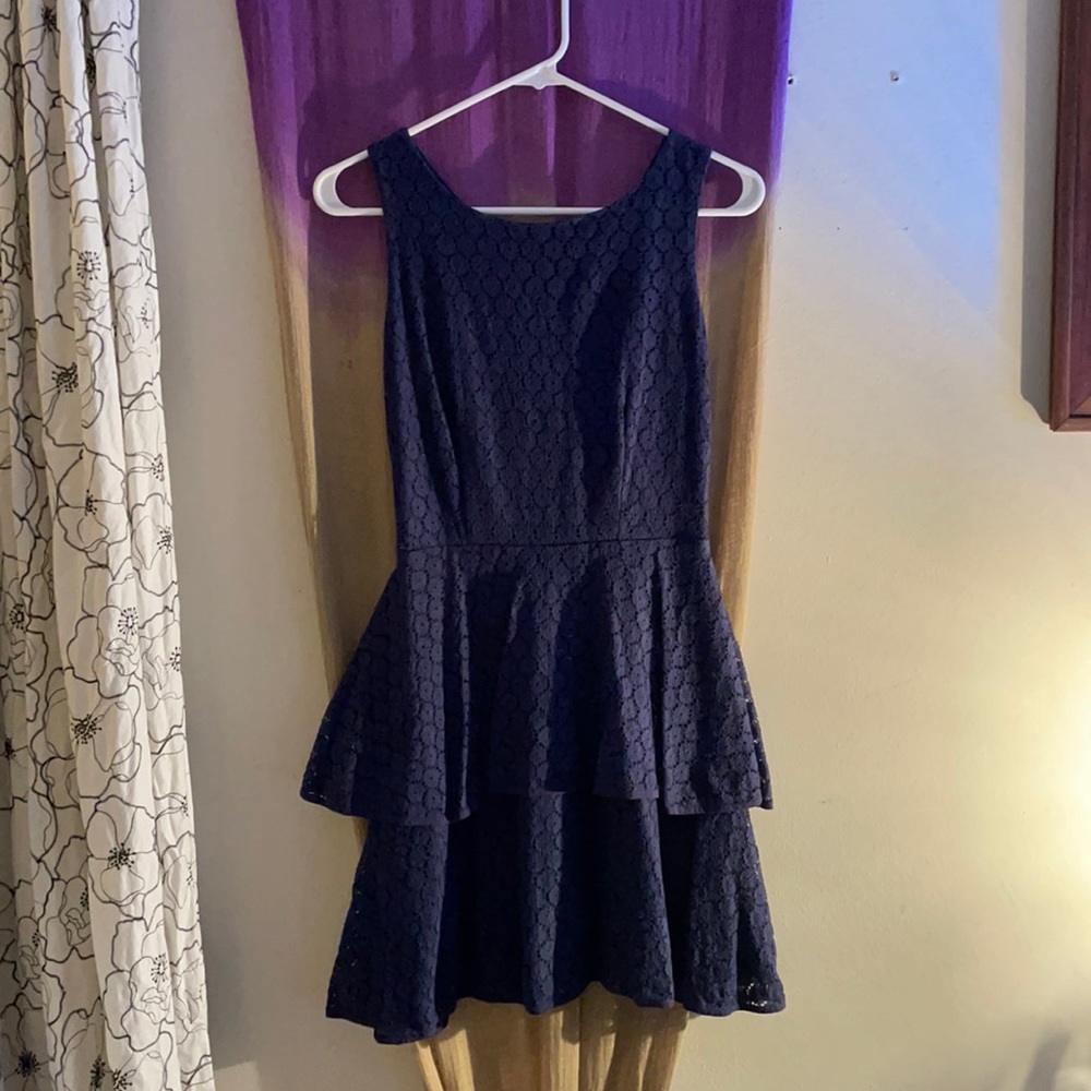 Blue dress GREAT for weddings!